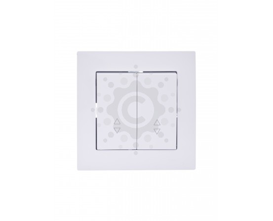 Вимикач прохідний подвійний білий Lezard серія Vesna 742-0288-106 фото 6